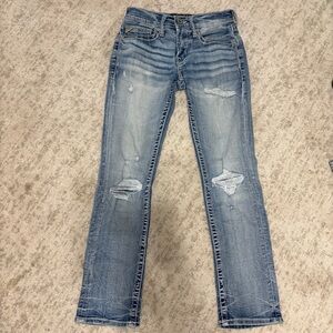 Buckle Men's Salvage Supply Co Havoc Straight Jeans 28x30 Slim Fit Denim